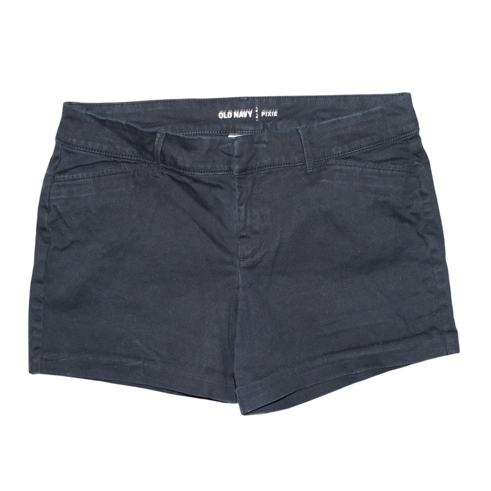 Old Navy Pixie‎ Black Stretch Shorts Women's Size 6 Mid Rise Casual Summer